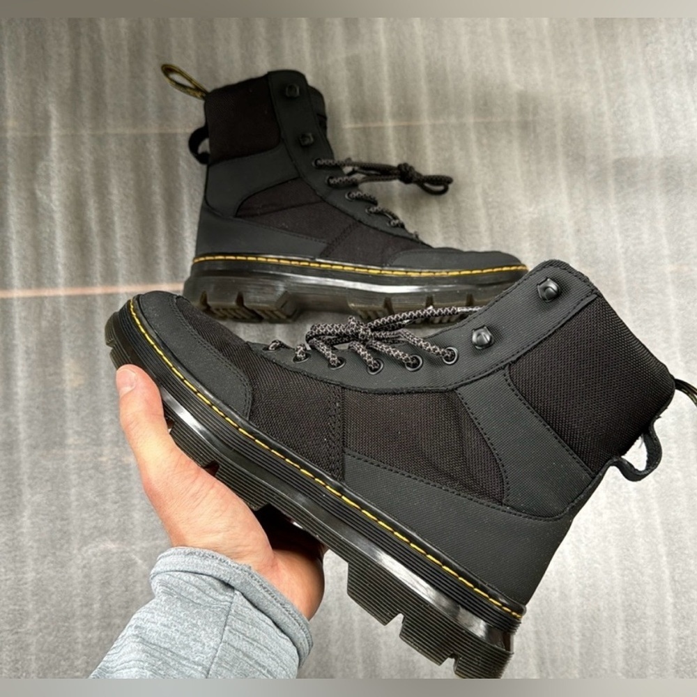 Dr Martens Combs Tech Black Boots US Men’s Size 7 Women’s Size 8 Unisex